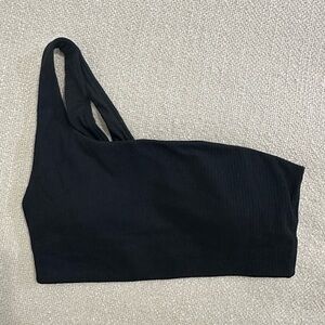 Lululemon Ribbed Nulu Asymmetrical Yoga Bra